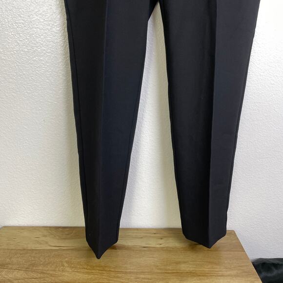 APC Rue Madame Paris Pants Womens Size 40 Black Tapered Pleated Side Zip Career - Picture 5 of 10